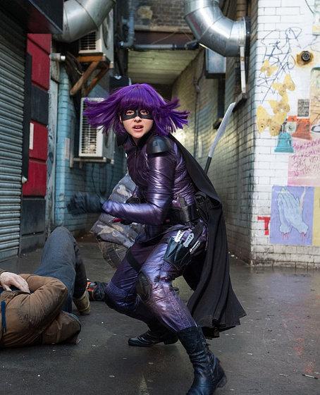 Chloë Grace Moretz en Kick-Ass 2, con un par
