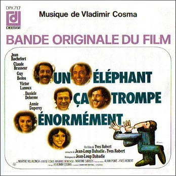 Carátula de la banda de sonido de Un Elefante se equivoca enormemente