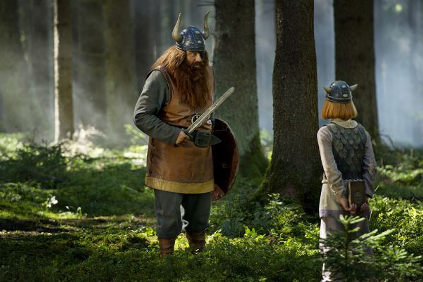 Waldemar Kobus y Jonas Hämmerle en Vicky el vikingo y el martillo de Thor