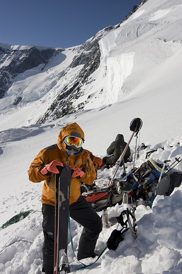 Günther Göberl en Mount St. Elias