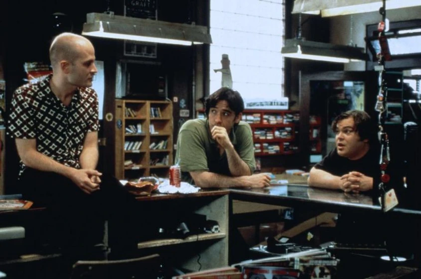 John Cusack, Todd Louiso y Jack Black en Alta Fidelidad