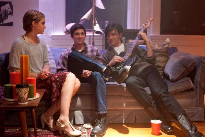 Emma Watson, Logan Lerman y Ezra Miller en las-ventajas-de-ser-un-marginado