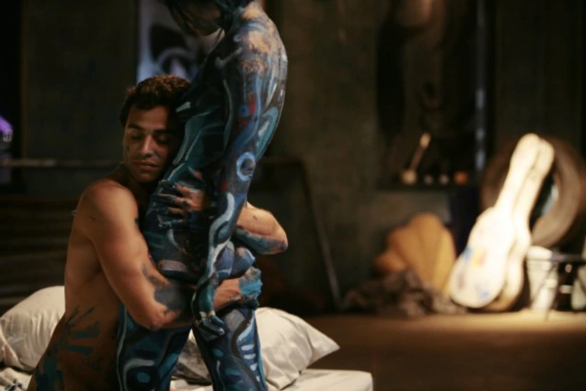 Mariana Santángelo y Óscar Guerrero en miente-2009