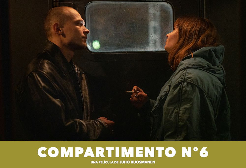 Yuriy Borisov y Seidi Haarla en Compartimiento Nº 6