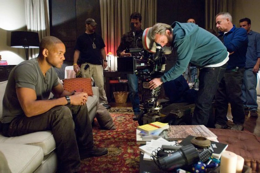 Will Smith y Francis Lawrence en soy-leyenda