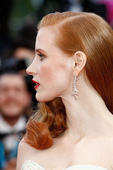 Jessica Chastain en Madagascar 3: De marcha por Europa (Cannes. Mayo 2012)