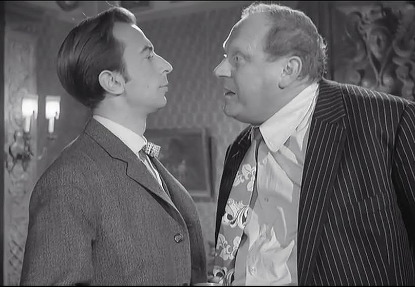 Gert Fröbe y Harry Wüstenhagen en El Arquero Verde