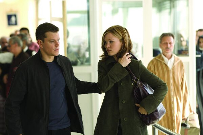 Matt Damon y Julia Stiles en El ultimátum de Bourne