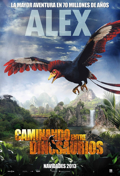 Imagen de Caminando entre Dinosaurios 3D (Cartel personajes español)