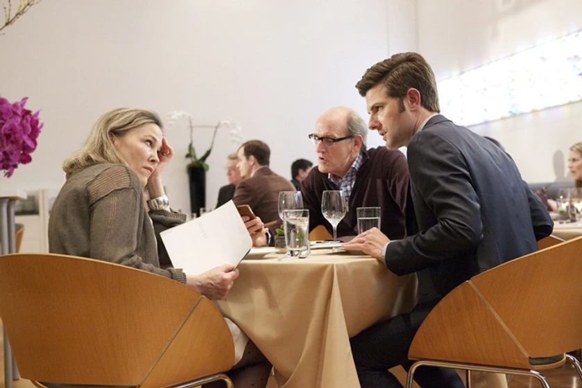 Richard Jenkins, Catherine O'Hara y Adam Scott en sindrome-postdivorcio
