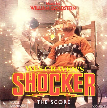 Carátula de la banda de sonido de Shocker, 100.000 Voltios de Terror