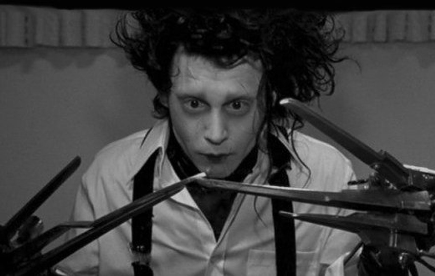 Johnny Depp en Eduardo Manostijeras