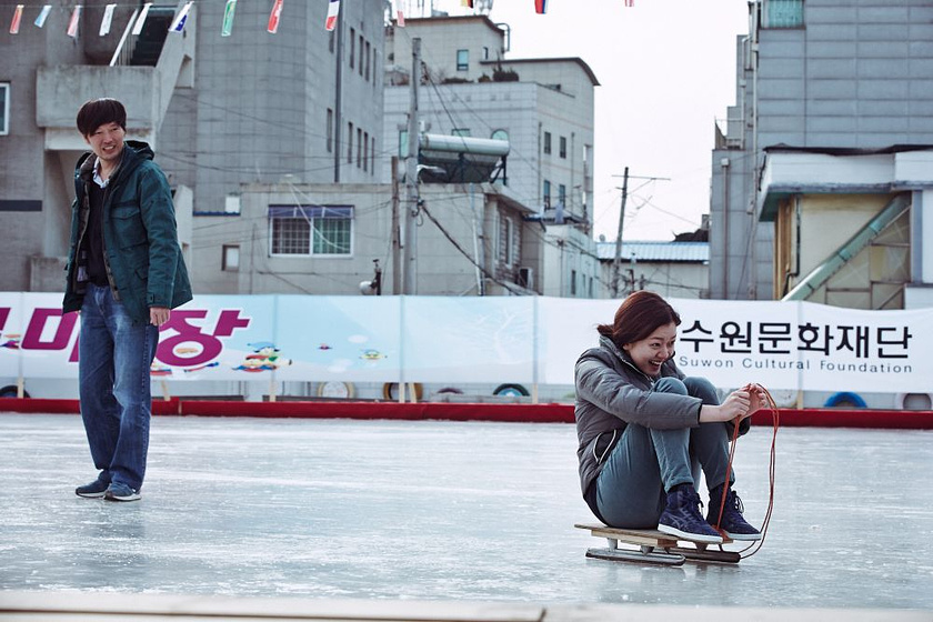 Jae-yeong Jeong y Kim Min-hee en Ahora sí, antes no