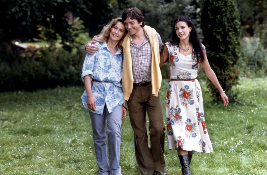 Bernard Giraudeau, Brigitte Fossey y Carole Laure en Croque la vie