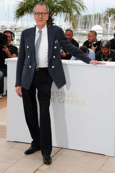 Geoffrey Rush en Piratas del Caribe: En Mareas Misteriosas (Premiere en Cannes. Mayo 2011)