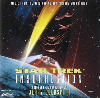 Carátula de la banda de sonido de Star Trek. Insurrección