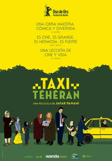 Imagen de taxi-teheran (Cartel español)