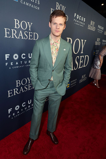 Lucas Hedges en Identidad Borrada (Premiere en Los Angeles. 2018)