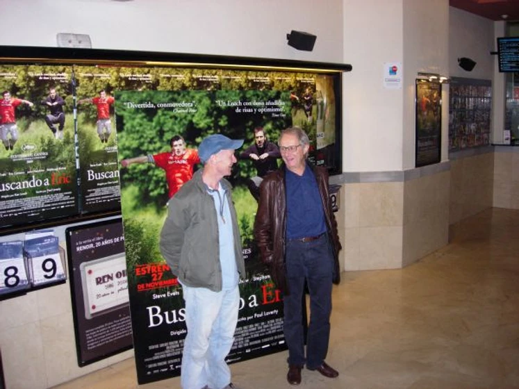 Ken Loach en buscando-a-eric (Rueda de prensa en Madrid. Noviembre 2009)