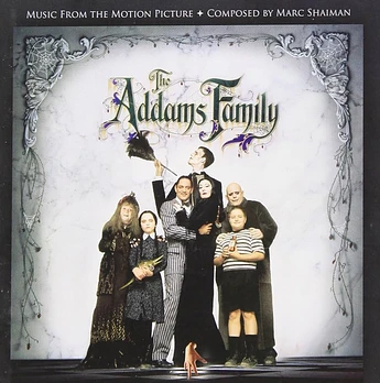 Carátula de la banda de sonido de La Familia Addams