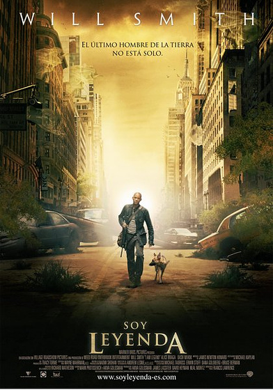 Will Smith en Soy Leyenda (Cartel)