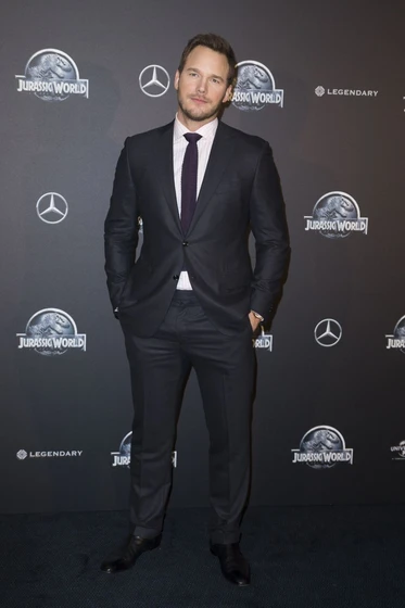 Chris Pratt en Jurassic World (Premiere en Paris. Mayo 2015)