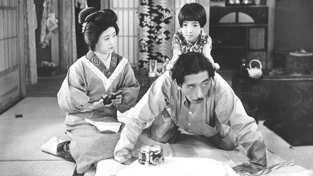 Kinuyo Tanaka, Atsushi Watanabe y Mitsuko Ichimura en The Neighbour's Wife and Mine