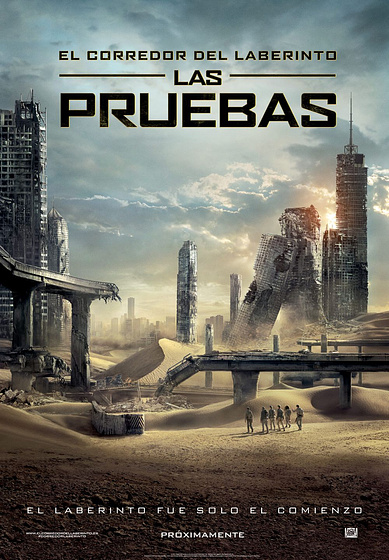 Imagen de El Corredor del laberinto. Las Pruebas (Cartel teaser español)