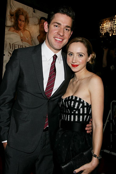 John Krasinski y Zoe Kazan en No es tan fácil (Premiere en New York. Diciembre 2009)