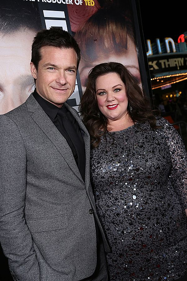 Jason Bateman y Melissa McCarthy en Por la cara (Premiere en Los Angeles. Enero 2013)