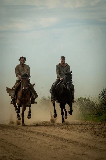 Jack Huston y Toby Kebbell en ben-hur