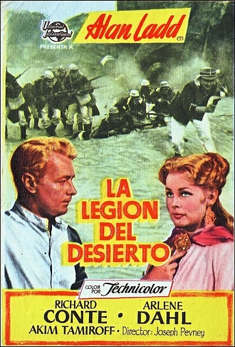 Poster de La legión del desierto