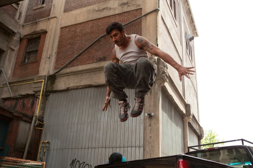 David Belle en brick-mansions-la-fortaleza