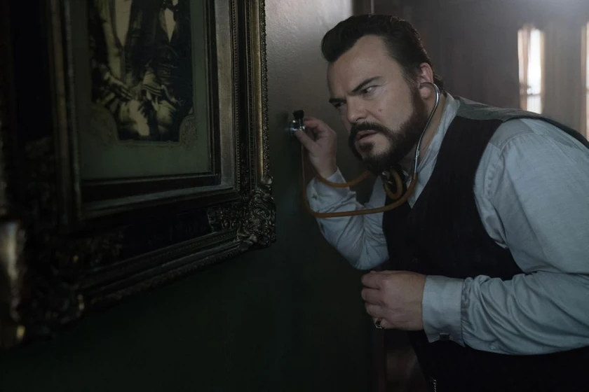 Jack Black en la-casa-del-reloj-en-la-pared