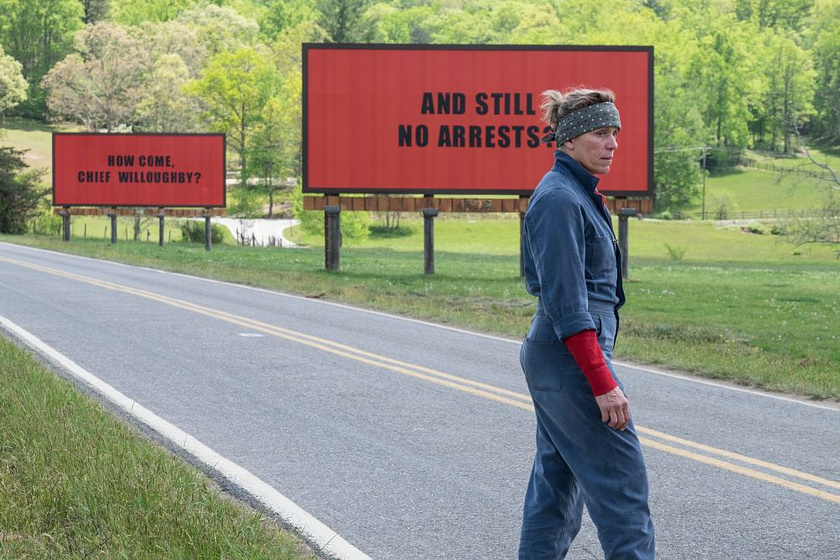Frances McDormand en Tres Anuncios en las afueras