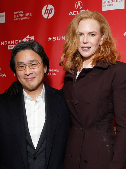 Nicole Kidman y Chan-wook Park en Stoker (Sundance 2013)