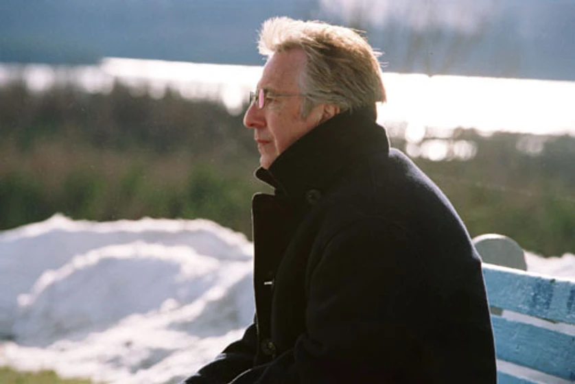 Alan Rickman en snow-cake