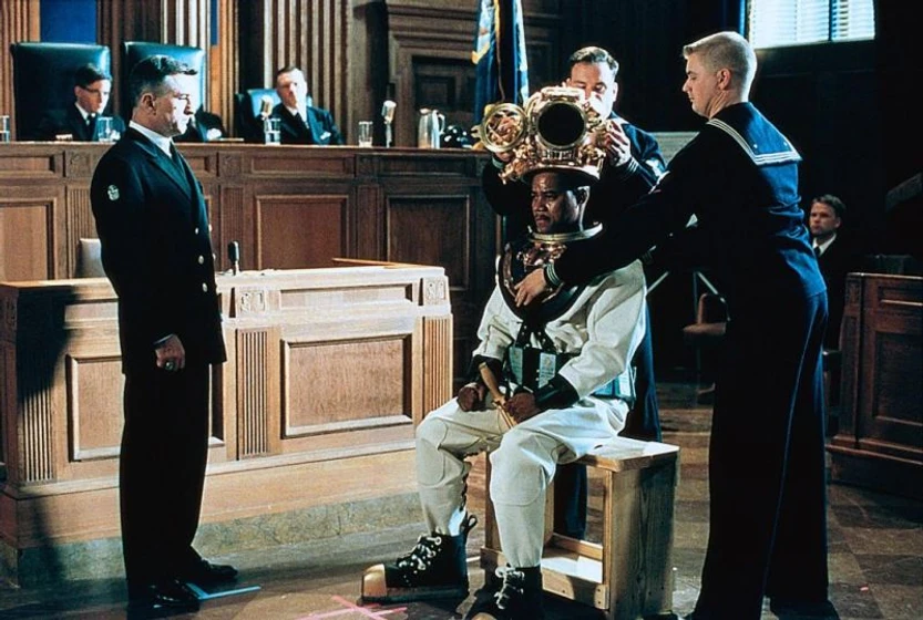 Robert De Niro y Cuba Gooding Jr. en hombres-de-honor