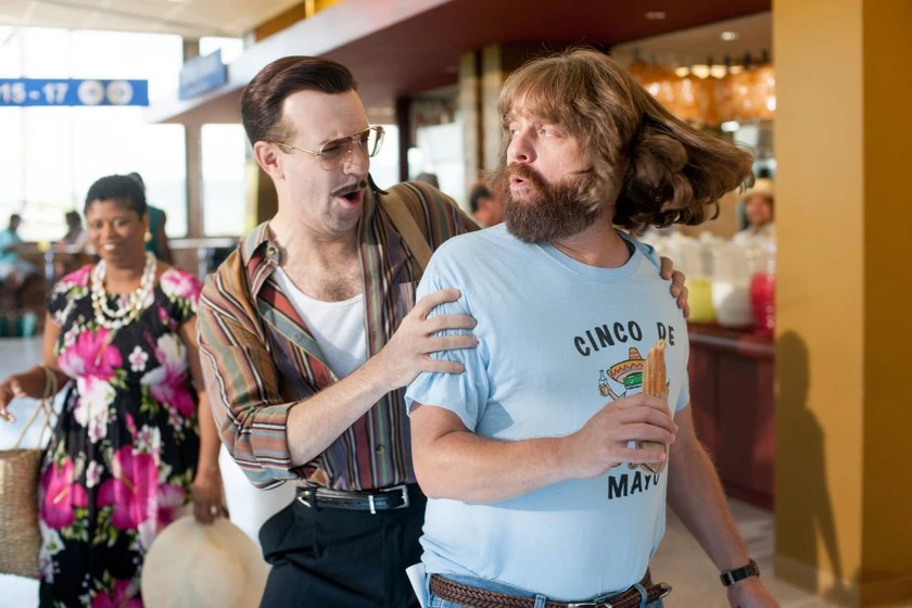 Jason Sudeikis y Zach Galifianakis en de-mentes-criminales