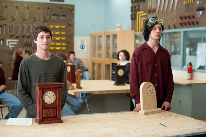 Logan Lerman y Ezra Miller en Las Ventajas de Ser un Marginado