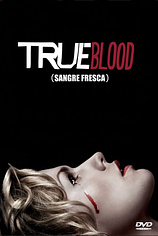 poster for the season 2 of True Blood (Sangre fresca)