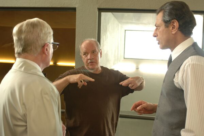Paul Schrader, Derek Jacobi y Jeff Goldblum en Adam resucitado