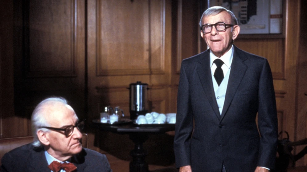 George Burns en piensa-en-dios