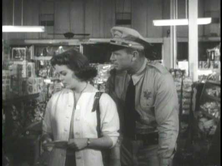 Sterling Hayden y Nancy Gates en De Repente