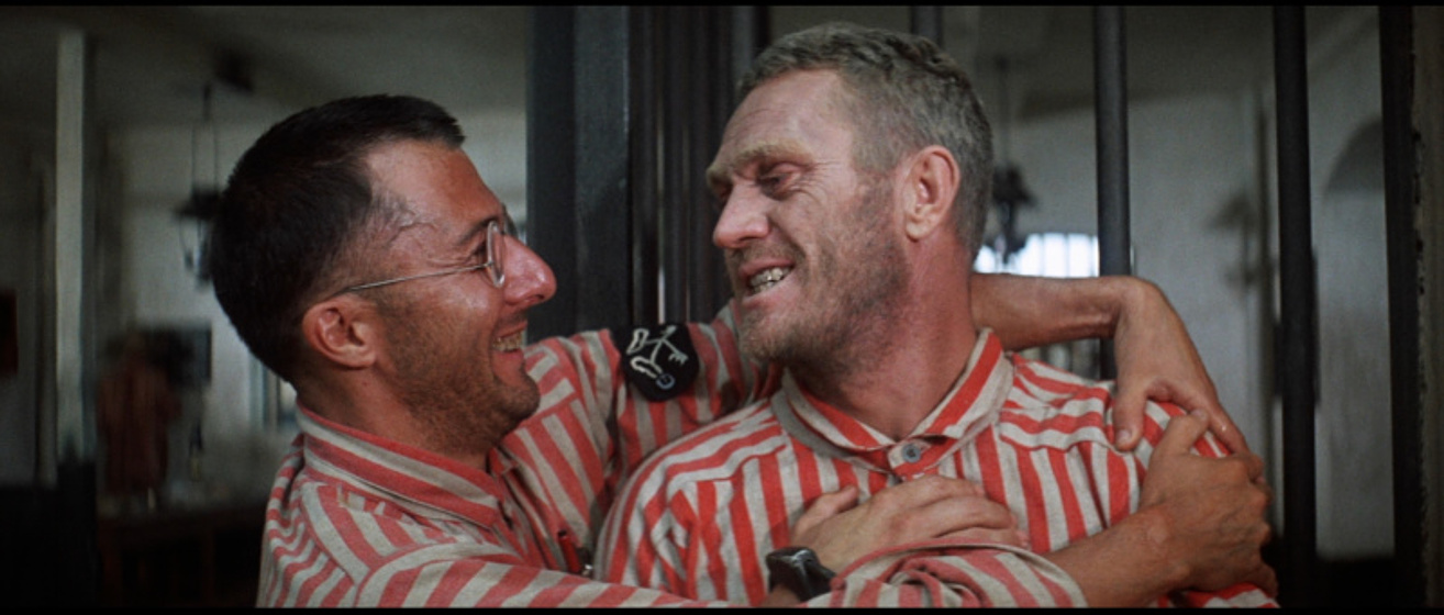 Dustin Hoffman y Steve McQueen en Papillon