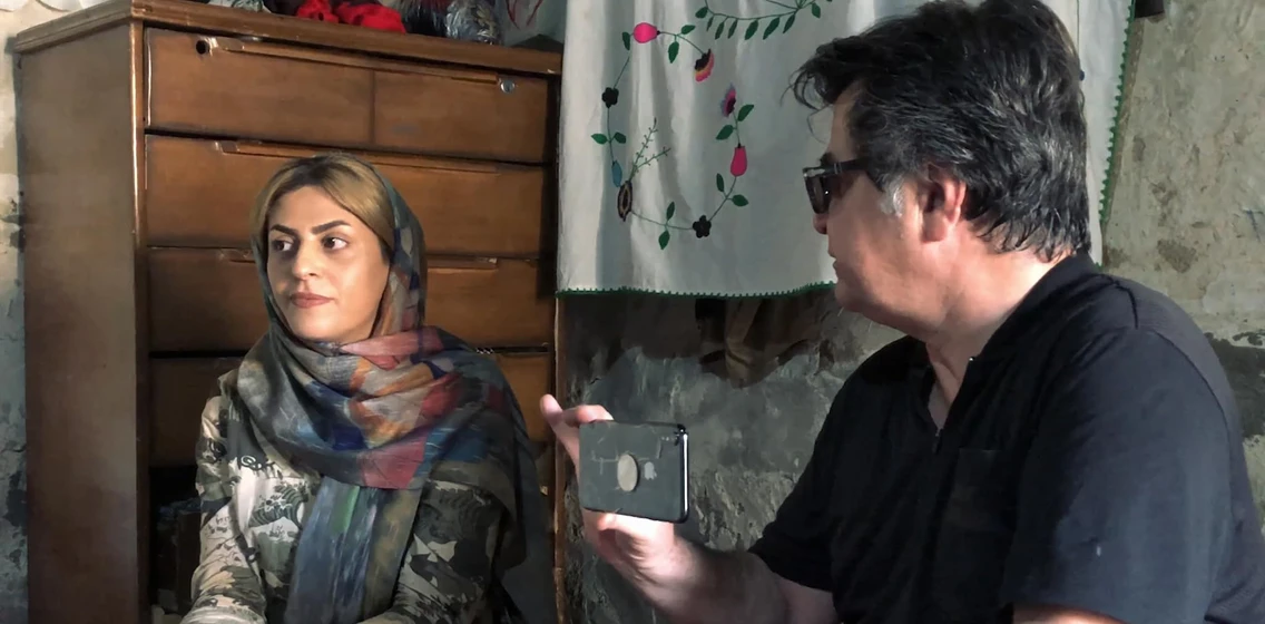 Jafar Panahi y Shabnam Yousefi en hidden-2020