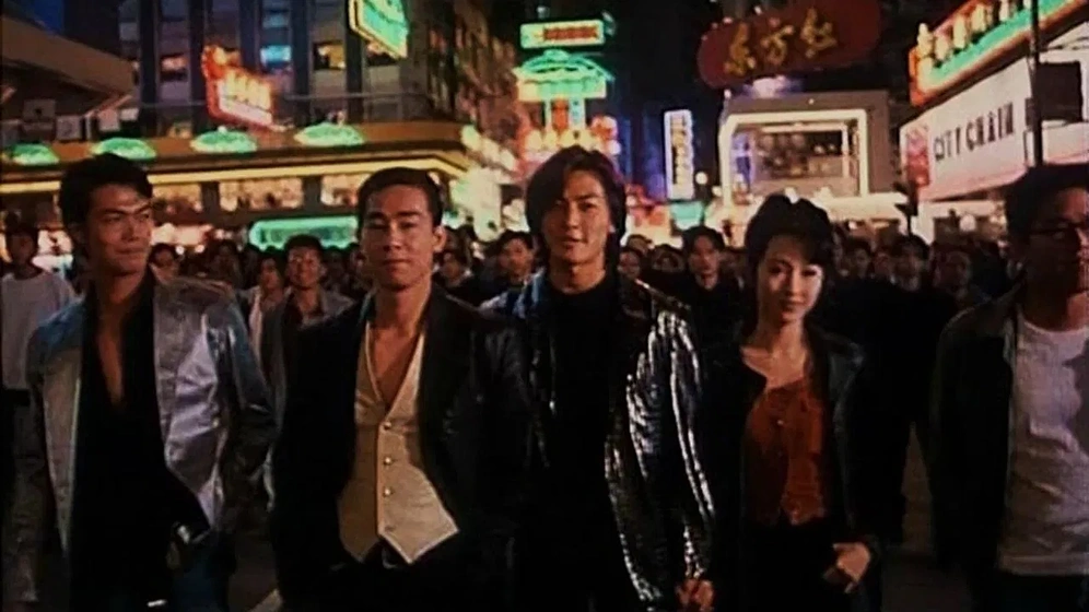 Ekin Cheng, Michael Tse, Jordan Chan y Jerry Lamb Hiu-Fung en young-and-dangerous
