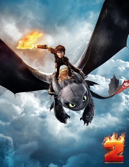 Imagen de como-entrenar-a-tu-dragon-2 (Cartel teaser)