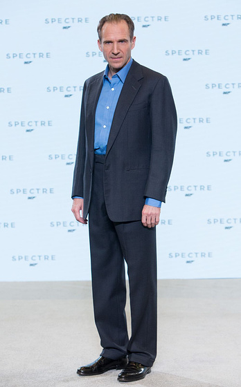 Ralph Fiennes en Spectre (Presentación en Londres. Diciembre 2014)