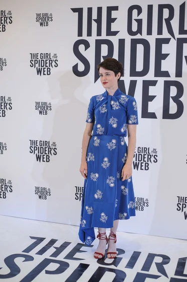 Claire Foy en millennium-lo-que-no-te-mata-te-hace-mas-fuerte (Photocall en Barcelona. Junio 2018)